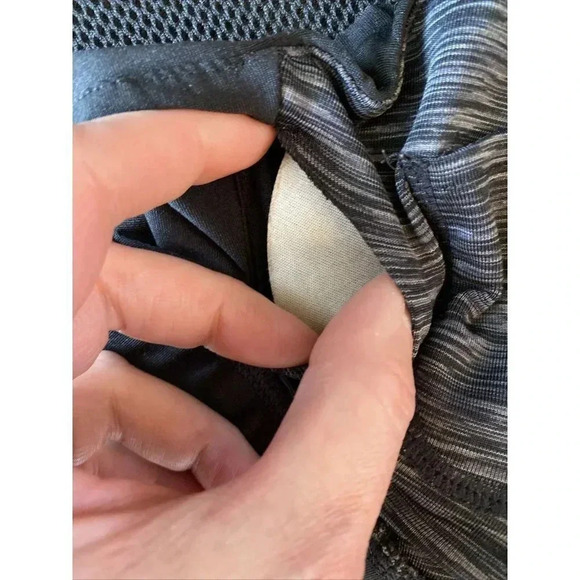 Exertek Sports Bra Black Size L Nylon Spandex Racerback Pull Over - Picture 7 of 7